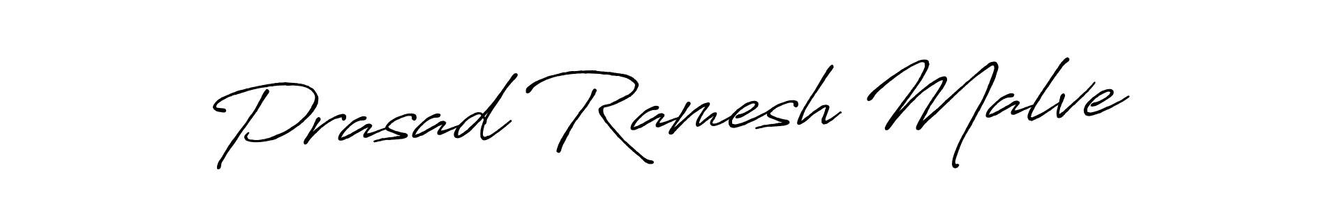 Design your own signature with our free online signature maker. With this signature software, you can create a handwritten (Antro_Vectra_Bolder) signature for name Prasad Ramesh Malve. Prasad Ramesh Malve signature style 7 images and pictures png