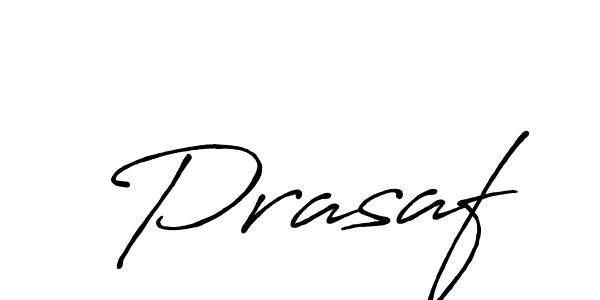 How to make Prasaf name signature. Use Antro_Vectra_Bolder style for creating short signs online. This is the latest handwritten sign. Prasaf signature style 7 images and pictures png