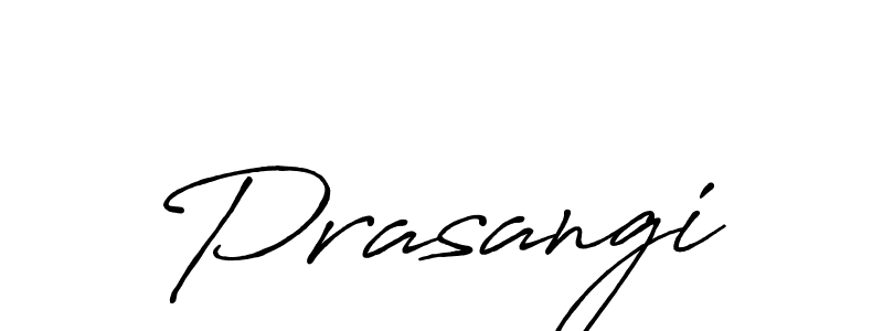 Create a beautiful signature design for name Prasangi. With this signature (Antro_Vectra_Bolder) fonts, you can make a handwritten signature for free. Prasangi signature style 7 images and pictures png