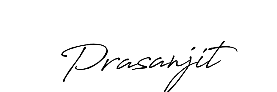 How to make Prasanjit name signature. Use Antro_Vectra_Bolder style for creating short signs online. This is the latest handwritten sign. Prasanjit signature style 7 images and pictures png