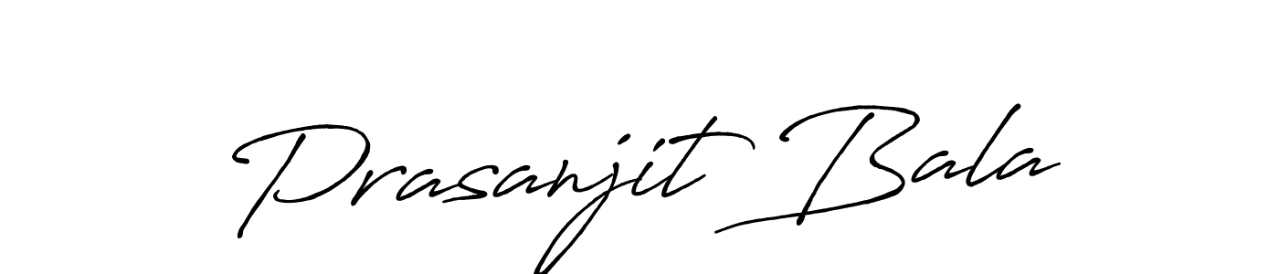 Prasanjit Bala stylish signature style. Best Handwritten Sign (Antro_Vectra_Bolder) for my name. Handwritten Signature Collection Ideas for my name Prasanjit Bala. Prasanjit Bala signature style 7 images and pictures png