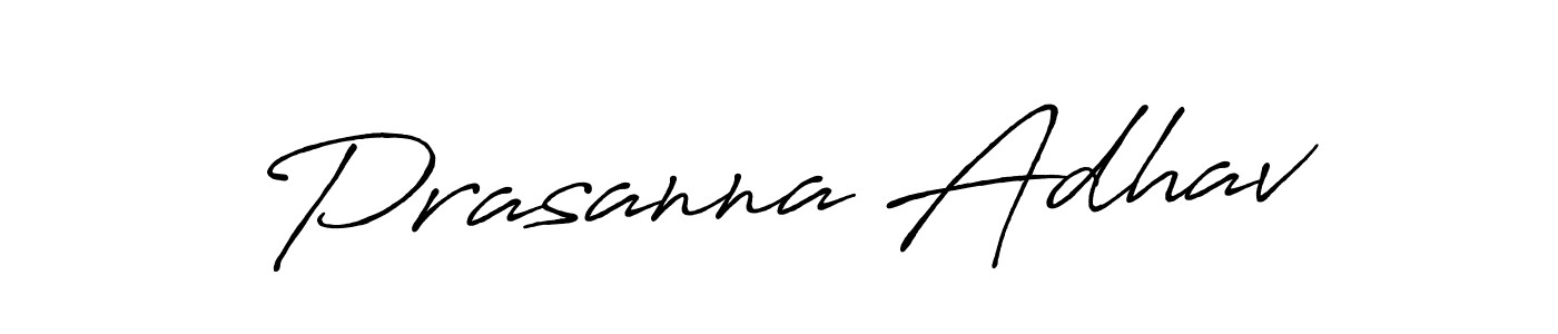 It looks lik you need a new signature style for name Prasanna Adhav. Design unique handwritten (Antro_Vectra_Bolder) signature with our free signature maker in just a few clicks. Prasanna Adhav signature style 7 images and pictures png