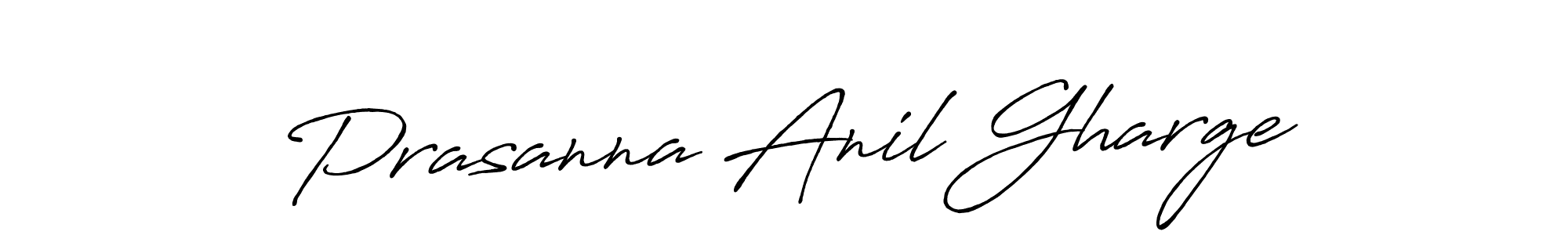 This is the best signature style for the Prasanna Anil Gharge name. Also you like these signature font (Antro_Vectra_Bolder). Mix name signature. Prasanna Anil Gharge signature style 7 images and pictures png