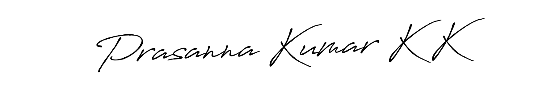 How to make Prasanna Kumar K K signature? Antro_Vectra_Bolder is a professional autograph style. Create handwritten signature for Prasanna Kumar K K name. Prasanna Kumar K K signature style 7 images and pictures png