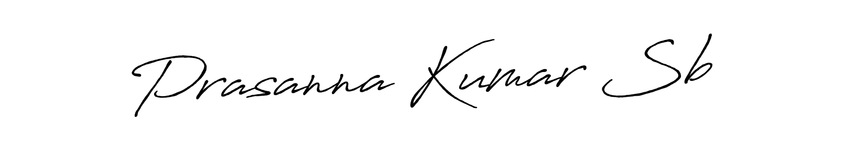 You should practise on your own different ways (Antro_Vectra_Bolder) to write your name (Prasanna Kumar Sb) in signature. don't let someone else do it for you. Prasanna Kumar Sb signature style 7 images and pictures png