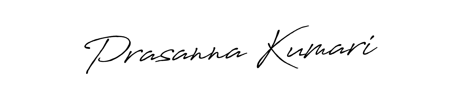 How to make Prasanna Kumari signature? Antro_Vectra_Bolder is a professional autograph style. Create handwritten signature for Prasanna Kumari name. Prasanna Kumari signature style 7 images and pictures png