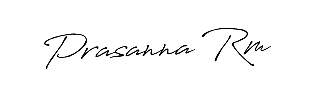 How to make Prasanna Rm signature? Antro_Vectra_Bolder is a professional autograph style. Create handwritten signature for Prasanna Rm name. Prasanna Rm signature style 7 images and pictures png