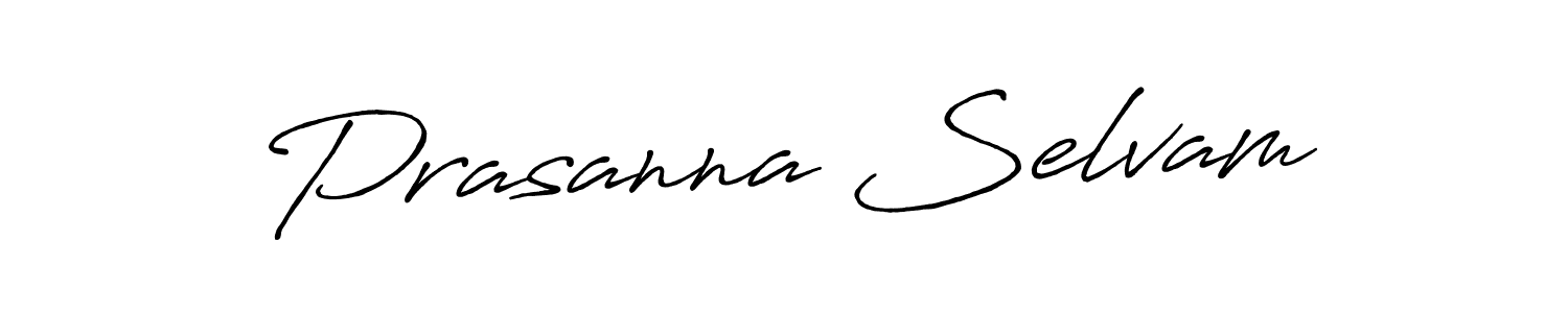 How to make Prasanna Selvam signature? Antro_Vectra_Bolder is a professional autograph style. Create handwritten signature for Prasanna Selvam name. Prasanna Selvam signature style 7 images and pictures png