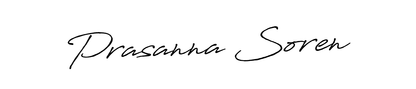 The best way (Antro_Vectra_Bolder) to make a short signature is to pick only two or three words in your name. The name Prasanna Soren include a total of six letters. For converting this name. Prasanna Soren signature style 7 images and pictures png