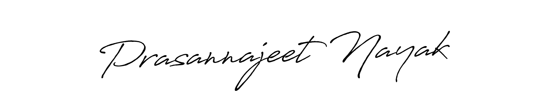 Create a beautiful signature design for name Prasannajeet Nayak. With this signature (Antro_Vectra_Bolder) fonts, you can make a handwritten signature for free. Prasannajeet Nayak signature style 7 images and pictures png