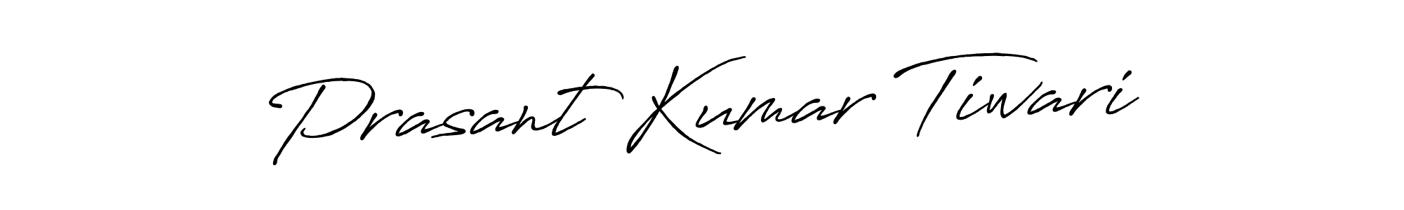 The best way (Antro_Vectra_Bolder) to make a short signature is to pick only two or three words in your name. The name Prasant Kumar Tiwari include a total of six letters. For converting this name. Prasant Kumar Tiwari signature style 7 images and pictures png