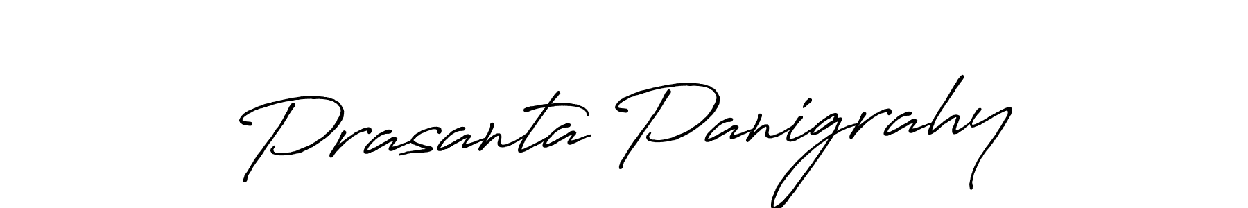 Make a beautiful signature design for name Prasanta Panigrahy. With this signature (Antro_Vectra_Bolder) style, you can create a handwritten signature for free. Prasanta Panigrahy signature style 7 images and pictures png