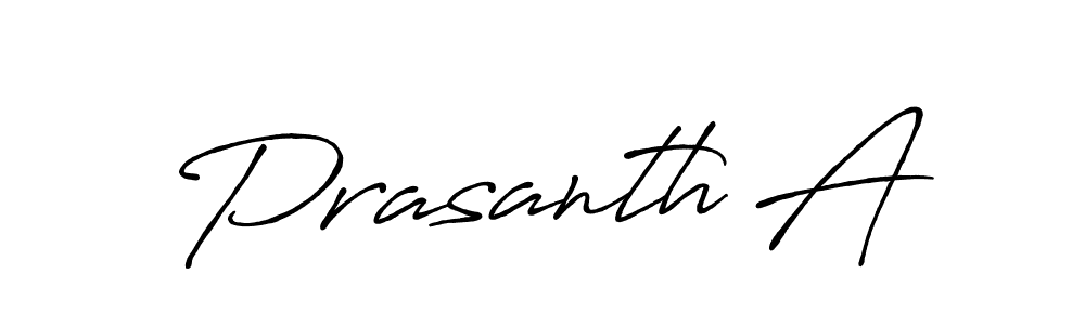 Use a signature maker to create a handwritten signature online. With this signature software, you can design (Antro_Vectra_Bolder) your own signature for name Prasanth A. Prasanth A signature style 7 images and pictures png