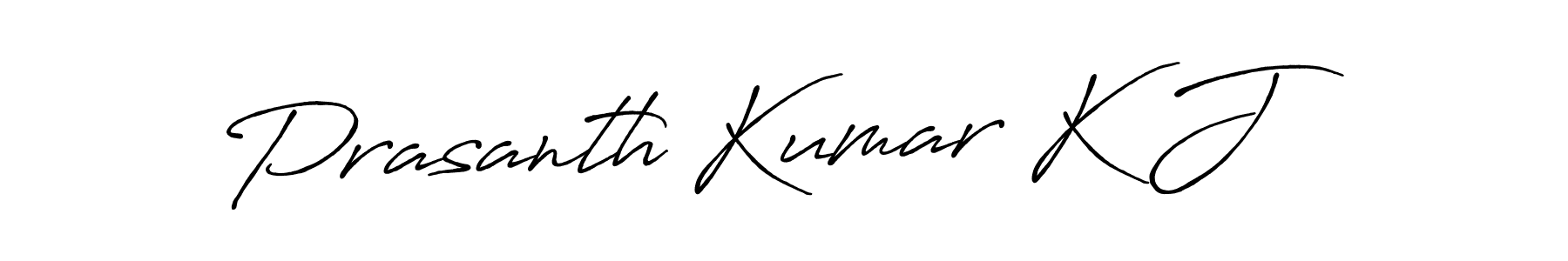 Make a short Prasanth Kumar K J signature style. Manage your documents anywhere anytime using Antro_Vectra_Bolder. Create and add eSignatures, submit forms, share and send files easily. Prasanth Kumar K J signature style 7 images and pictures png