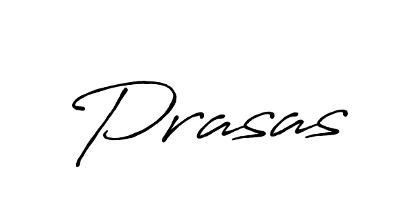 Make a beautiful signature design for name Prasas. With this signature (Antro_Vectra_Bolder) style, you can create a handwritten signature for free. Prasas signature style 7 images and pictures png