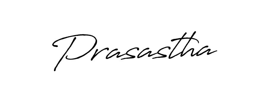 Make a beautiful signature design for name Prasastha. With this signature (Antro_Vectra_Bolder) style, you can create a handwritten signature for free. Prasastha signature style 7 images and pictures png