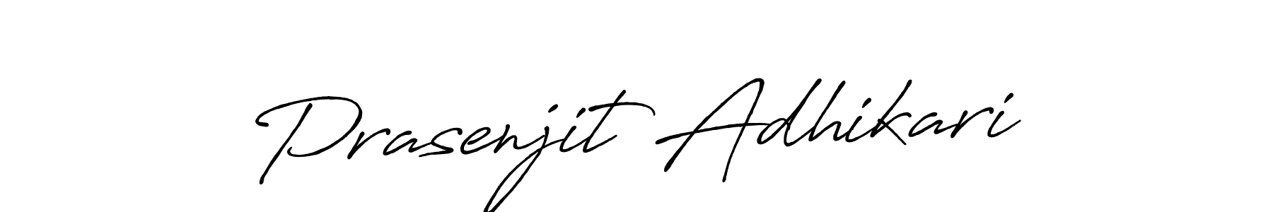 Use a signature maker to create a handwritten signature online. With this signature software, you can design (Antro_Vectra_Bolder) your own signature for name Prasenjit Adhikari. Prasenjit Adhikari signature style 7 images and pictures png