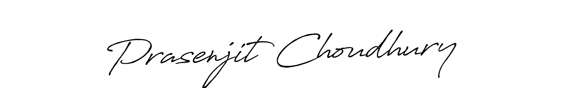 Create a beautiful signature design for name Prasenjit Choudhury. With this signature (Antro_Vectra_Bolder) fonts, you can make a handwritten signature for free. Prasenjit Choudhury signature style 7 images and pictures png
