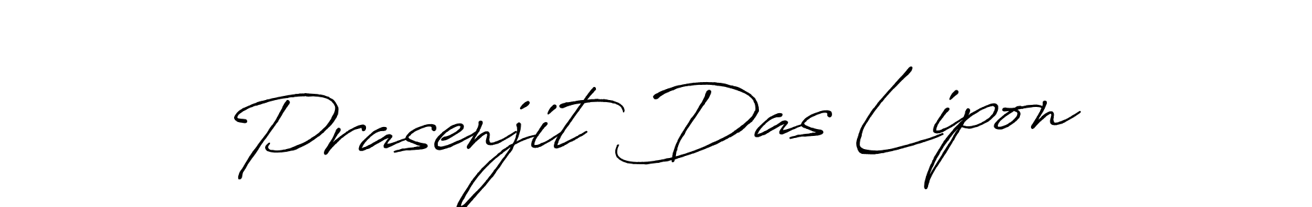 How to make Prasenjit Das Lipon name signature. Use Antro_Vectra_Bolder style for creating short signs online. This is the latest handwritten sign. Prasenjit Das Lipon signature style 7 images and pictures png