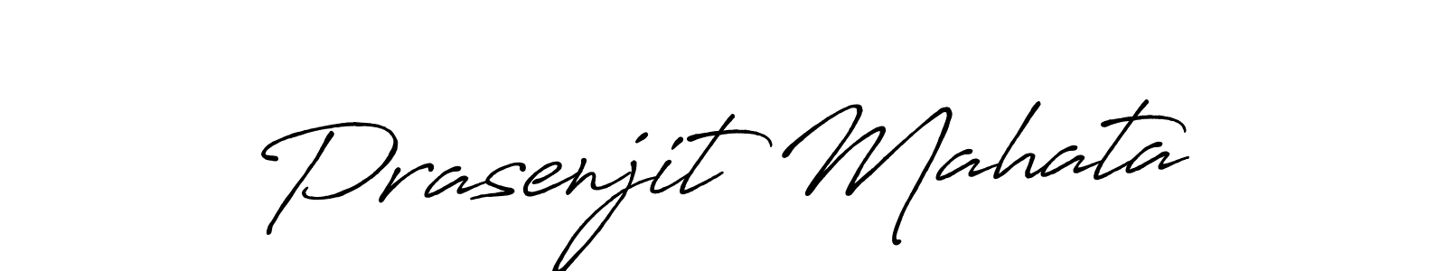 Use a signature maker to create a handwritten signature online. With this signature software, you can design (Antro_Vectra_Bolder) your own signature for name Prasenjit Mahata. Prasenjit Mahata signature style 7 images and pictures png