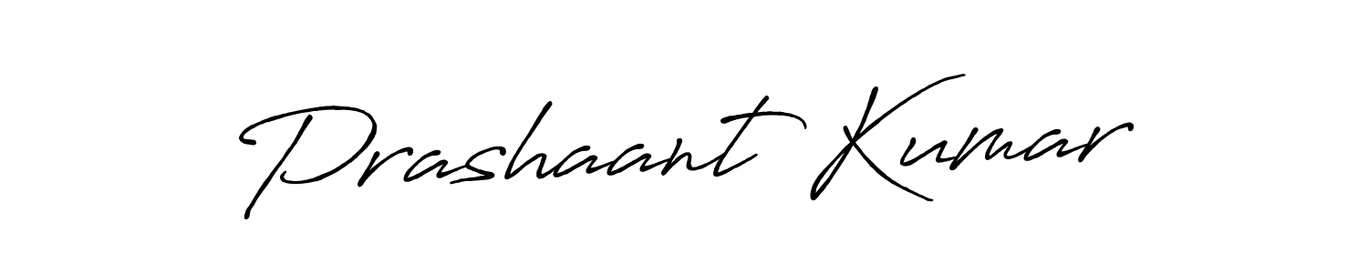 How to make Prashaant Kumar signature? Antro_Vectra_Bolder is a professional autograph style. Create handwritten signature for Prashaant Kumar name. Prashaant Kumar signature style 7 images and pictures png