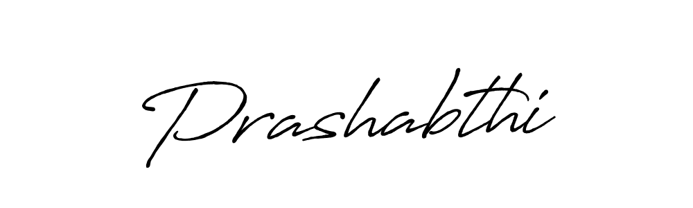 How to make Prashabthi signature? Antro_Vectra_Bolder is a professional autograph style. Create handwritten signature for Prashabthi name. Prashabthi signature style 7 images and pictures png