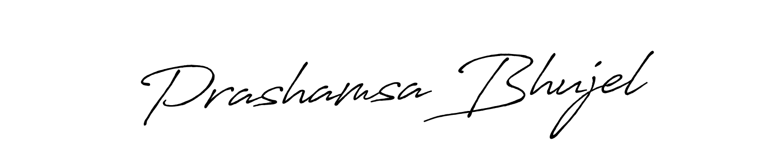 You can use this online signature creator to create a handwritten signature for the name Prashamsa Bhujel. This is the best online autograph maker. Prashamsa Bhujel signature style 7 images and pictures png