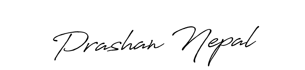 You can use this online signature creator to create a handwritten signature for the name Prashan Nepal. This is the best online autograph maker. Prashan Nepal signature style 7 images and pictures png