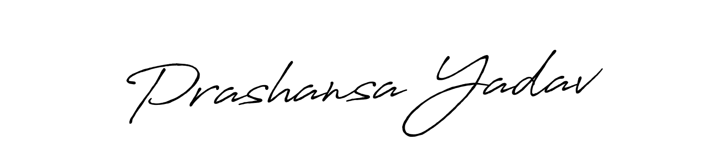 It looks lik you need a new signature style for name Prashansa Yadav. Design unique handwritten (Antro_Vectra_Bolder) signature with our free signature maker in just a few clicks. Prashansa Yadav signature style 7 images and pictures png