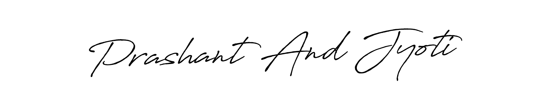 Make a beautiful signature design for name Prashant And Jyoti. Use this online signature maker to create a handwritten signature for free. Prashant And Jyoti signature style 7 images and pictures png