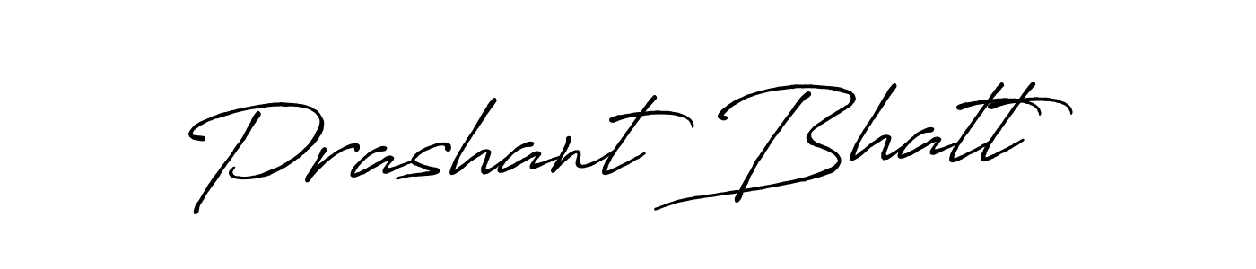 How to make Prashant Bhatt signature? Antro_Vectra_Bolder is a professional autograph style. Create handwritten signature for Prashant Bhatt name. Prashant Bhatt signature style 7 images and pictures png