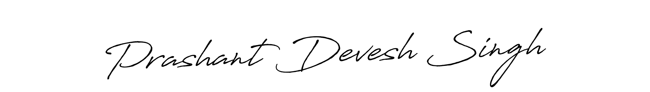 How to make Prashant Devesh Singh name signature. Use Antro_Vectra_Bolder style for creating short signs online. This is the latest handwritten sign. Prashant Devesh Singh signature style 7 images and pictures png