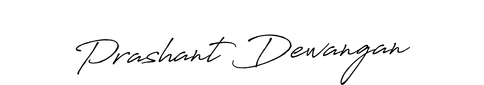 How to make Prashant Dewangan name signature. Use Antro_Vectra_Bolder style for creating short signs online. This is the latest handwritten sign. Prashant Dewangan signature style 7 images and pictures png