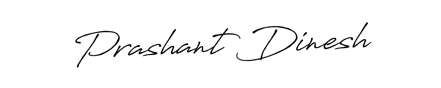 It looks lik you need a new signature style for name Prashant Dinesh. Design unique handwritten (Antro_Vectra_Bolder) signature with our free signature maker in just a few clicks. Prashant Dinesh signature style 7 images and pictures png