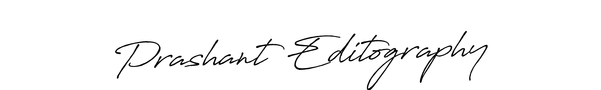 How to make Prashant Editography signature? Antro_Vectra_Bolder is a professional autograph style. Create handwritten signature for Prashant Editography name. Prashant Editography signature style 7 images and pictures png