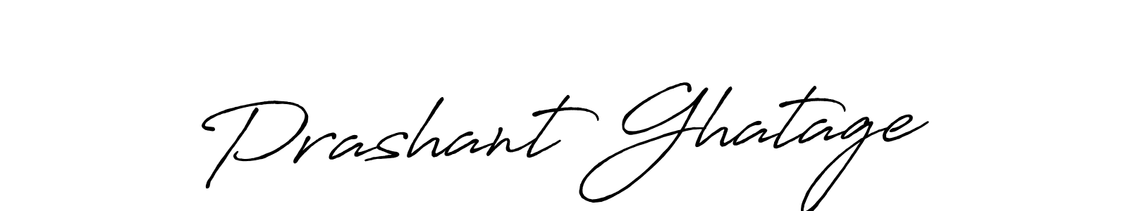 How to make Prashant Ghatage name signature. Use Antro_Vectra_Bolder style for creating short signs online. This is the latest handwritten sign. Prashant Ghatage signature style 7 images and pictures png