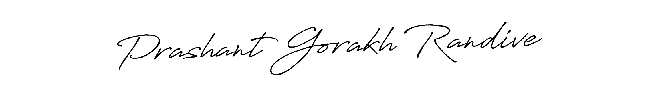 Prashant Gorakh Randive stylish signature style. Best Handwritten Sign (Antro_Vectra_Bolder) for my name. Handwritten Signature Collection Ideas for my name Prashant Gorakh Randive. Prashant Gorakh Randive signature style 7 images and pictures png