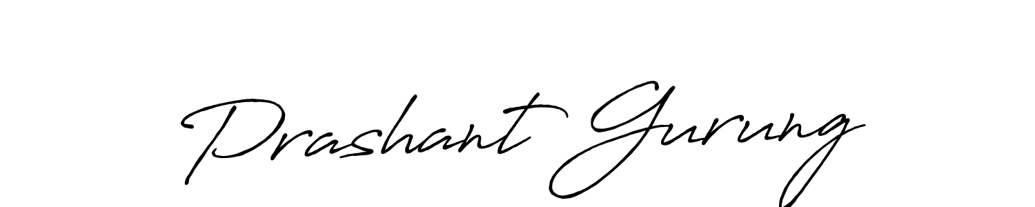if you are searching for the best signature style for your name Prashant Gurung. so please give up your signature search. here we have designed multiple signature styles  using Antro_Vectra_Bolder. Prashant Gurung signature style 7 images and pictures png