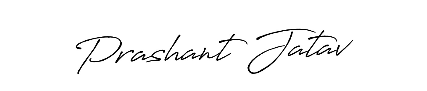 Use a signature maker to create a handwritten signature online. With this signature software, you can design (Antro_Vectra_Bolder) your own signature for name Prashant Jatav. Prashant Jatav signature style 7 images and pictures png