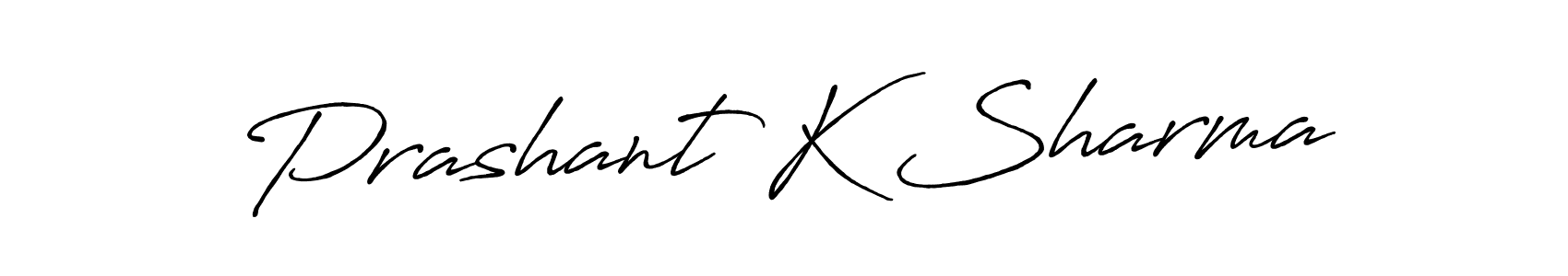 Make a short Prashant K Sharma signature style. Manage your documents anywhere anytime using Antro_Vectra_Bolder. Create and add eSignatures, submit forms, share and send files easily. Prashant K Sharma signature style 7 images and pictures png
