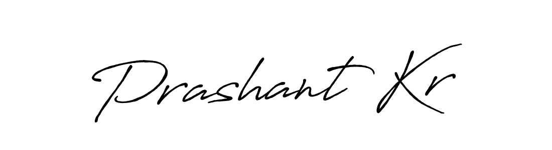 Use a signature maker to create a handwritten signature online. With this signature software, you can design (Antro_Vectra_Bolder) your own signature for name Prashant Kr. Prashant Kr signature style 7 images and pictures png