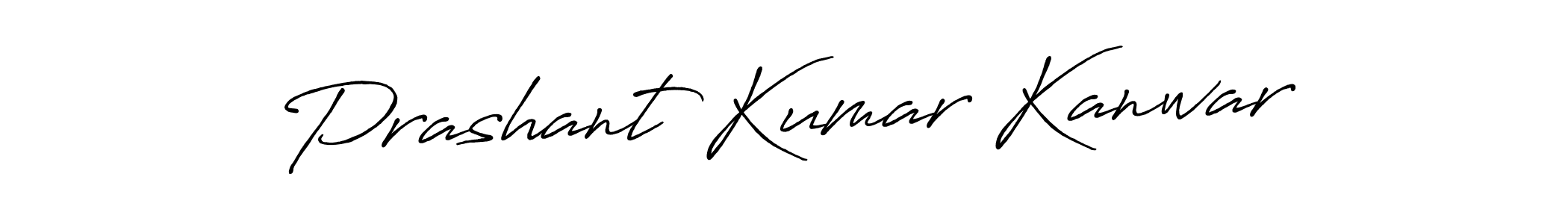 Antro_Vectra_Bolder is a professional signature style that is perfect for those who want to add a touch of class to their signature. It is also a great choice for those who want to make their signature more unique. Get Prashant Kumar Kanwar name to fancy signature for free. Prashant Kumar Kanwar signature style 7 images and pictures png