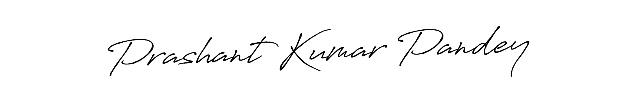 Create a beautiful signature design for name Prashant Kumar Pandey. With this signature (Antro_Vectra_Bolder) fonts, you can make a handwritten signature for free. Prashant Kumar Pandey signature style 7 images and pictures png