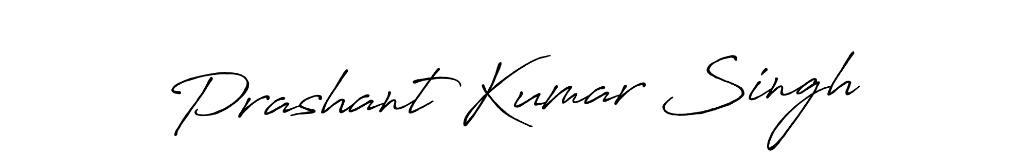 Design your own signature with our free online signature maker. With this signature software, you can create a handwritten (Antro_Vectra_Bolder) signature for name Prashant Kumar Singh. Prashant Kumar Singh signature style 7 images and pictures png