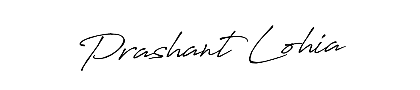 Use a signature maker to create a handwritten signature online. With this signature software, you can design (Antro_Vectra_Bolder) your own signature for name Prashant Lohia. Prashant Lohia signature style 7 images and pictures png