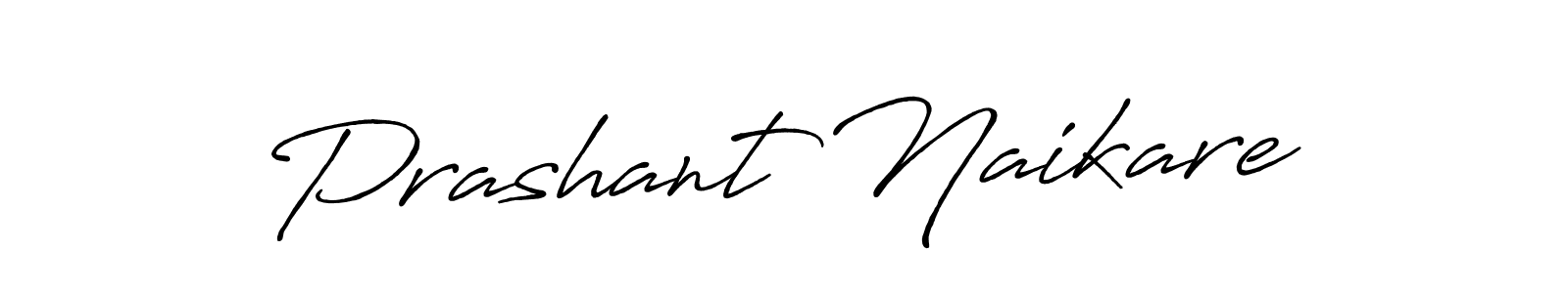 Design your own signature with our free online signature maker. With this signature software, you can create a handwritten (Antro_Vectra_Bolder) signature for name Prashant Naikare. Prashant Naikare signature style 7 images and pictures png