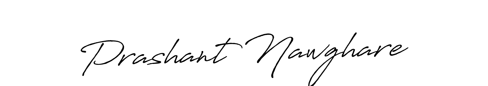 Design your own signature with our free online signature maker. With this signature software, you can create a handwritten (Antro_Vectra_Bolder) signature for name Prashant Nawghare. Prashant Nawghare signature style 7 images and pictures png