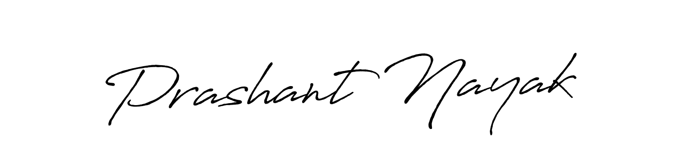 Design your own signature with our free online signature maker. With this signature software, you can create a handwritten (Antro_Vectra_Bolder) signature for name Prashant Nayak. Prashant Nayak signature style 7 images and pictures png