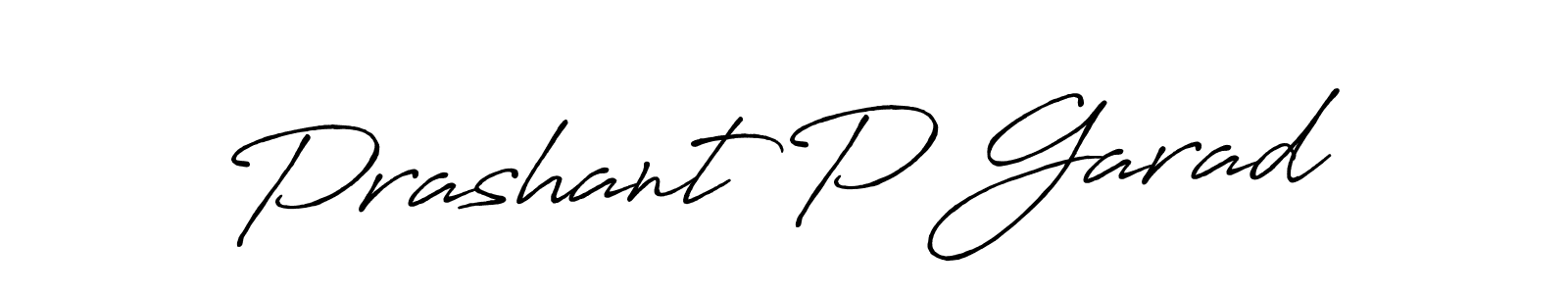 Use a signature maker to create a handwritten signature online. With this signature software, you can design (Antro_Vectra_Bolder) your own signature for name Prashant P Garad. Prashant P Garad signature style 7 images and pictures png