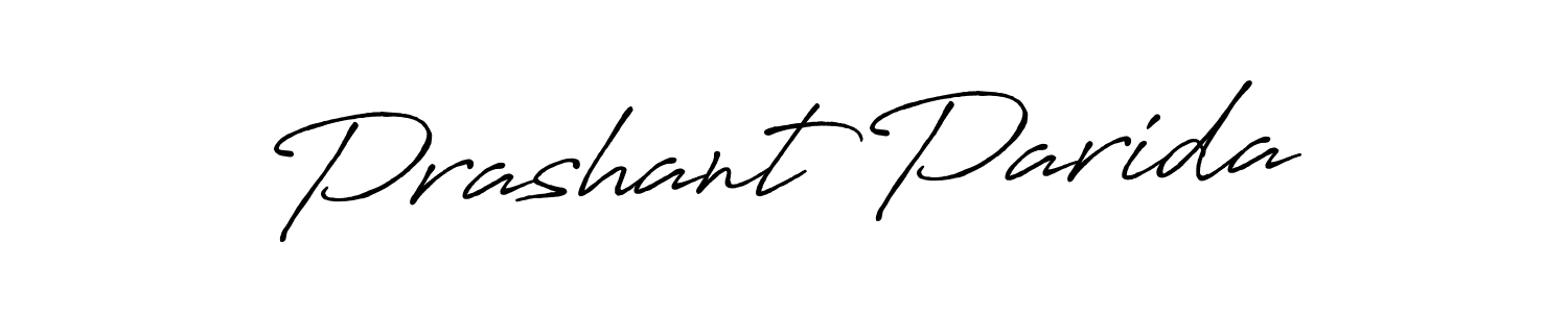 Prashant Parida stylish signature style. Best Handwritten Sign (Antro_Vectra_Bolder) for my name. Handwritten Signature Collection Ideas for my name Prashant Parida. Prashant Parida signature style 7 images and pictures png